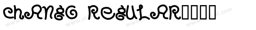 Chango Regular字体转换